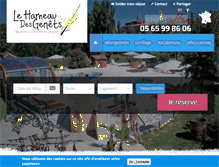 Tablet Screenshot of hameaudesgenets.com